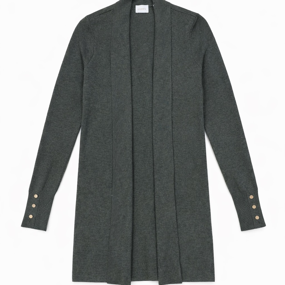Cyrus Green Open Front Cardigan Sweater
